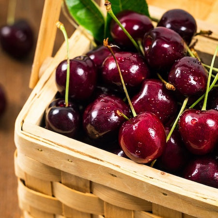 FRESH MICHIGAN SWEET CHERRIES, IPM, 20 LB Box